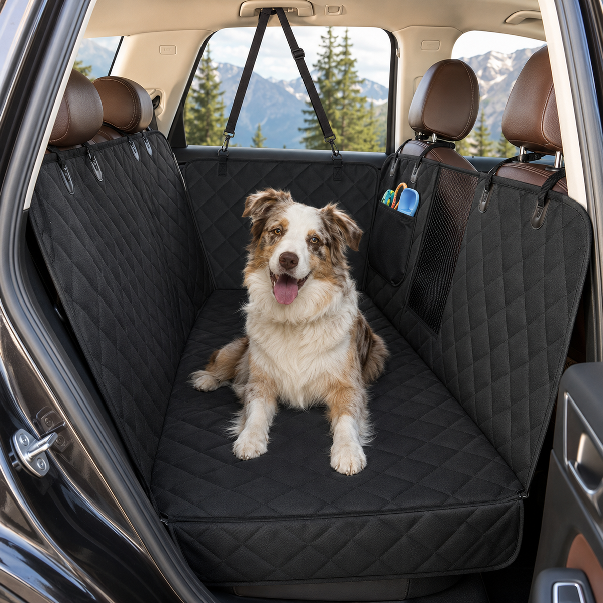 PawRide Max™ Backseat Protector & Optional Hard-Bottom Extender